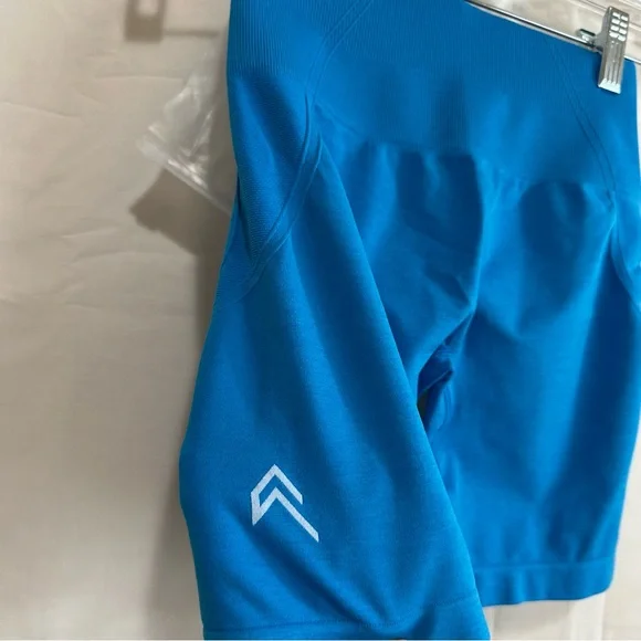 ONER ACTIVE Women Effortless Seamless Activewear Workout Shorts Tropical Blue XS - Picture 8 of 11